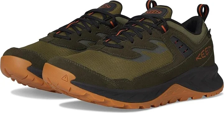 KEEN Hightrail Waterproof Men's Shoes Winter Moss/Gold Flame : 9.5 D - Medium, Leather/Rubber