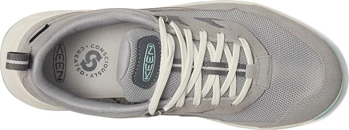 KEEN Hightrail Waterproof Women's Shoes Alloy/Lichen : 8.5 B - Medium, Leather - Image 2