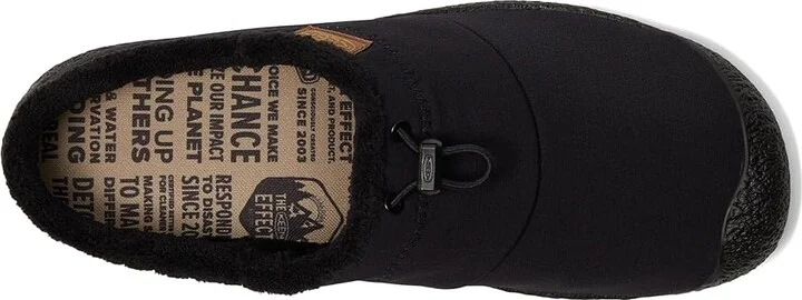 KEEN Howser III Slide Men's Shoes Black/Black Recycled : 11.5 D - Medium, Polyester - Image 2