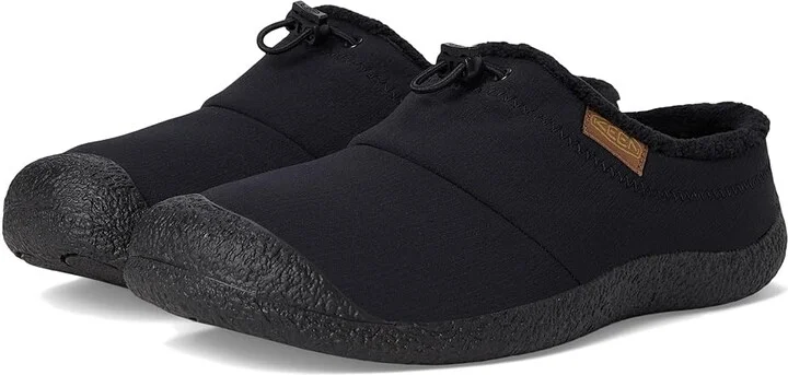 KEEN Howser III Slide Men's Shoes Black/Black Recycled : 11.5 D - Medium, Polyester