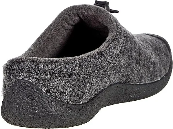 KEEN Howser III Slide Men's Shoes Charcoal Grey Felt/Black : 9.5 D - Medium, Polyester - Image 4