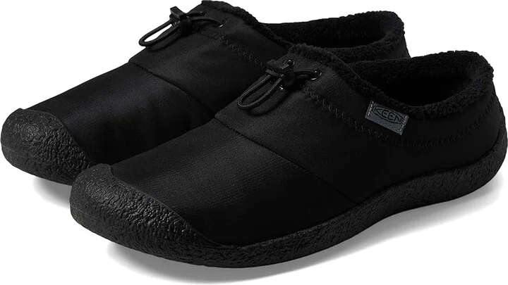 KEEN Howser III Slide Women's Shoes Black Smooth Nylon : 9.5 B - Medium, Leather