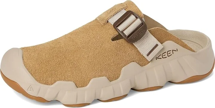 KEEN Hyperport Clog Leather Men's Shoes Cornstalk/Plaza Taupe : 9.5 D - Medium - Image 5