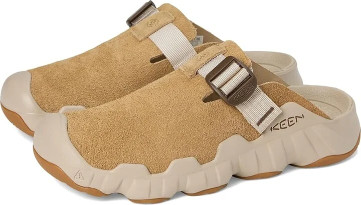 KEEN Hyperport Clog Leather Men's Shoes Cornstalk/Plaza Taupe : 9.5 D - Medium