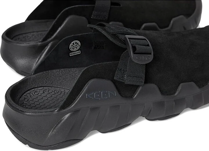 KEEN Hyperport Clog Leather Women's Shoes Black/Black : 10.5 B - Medium - Image 7