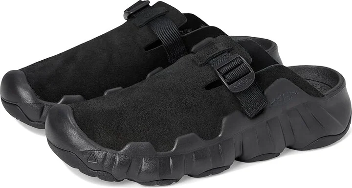 KEEN Hyperport Clog Leather Women's Shoes Black/Black : 10.5 B - Medium