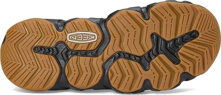 KEEN Hyperport Fisherman Leather Men's Shoes Brindle/Oak Buff : 9.5 D - Medium - Image 3