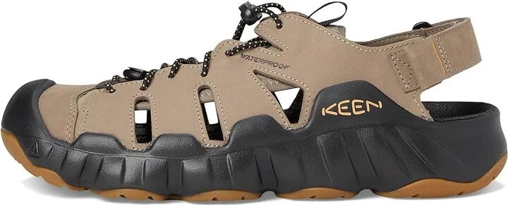 KEEN Hyperport Fisherman Leather Men's Shoes Brindle/Oak Buff : 9.5 D - Medium - Image 6