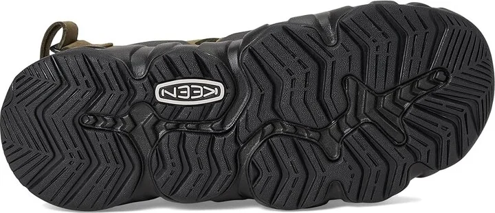 KEEN Hyperport Fisherman Leather Men's Shoes Dark Olive/Black : 9.5 D - Medium - Image 3
