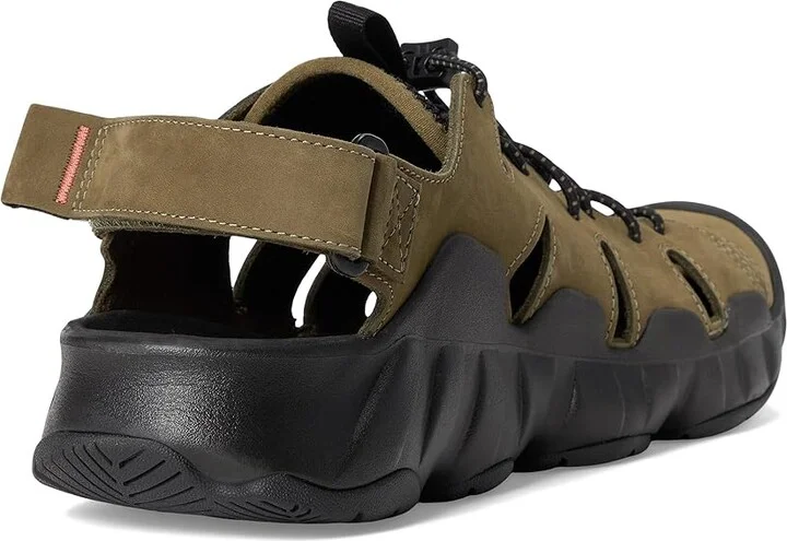KEEN Hyperport Fisherman Leather Men's Shoes Dark Olive/Black : 9.5 D - Medium - Image 4