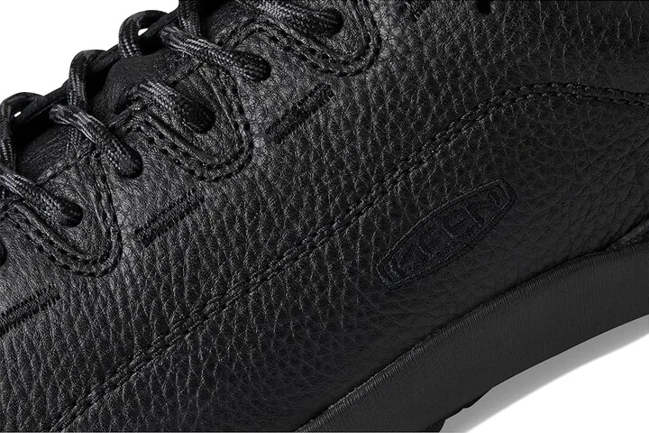 KEEN Jasper Men's Lace up casual Shoes Black Smooth Leather : 9.5 D - Medium, Suede - Image 7