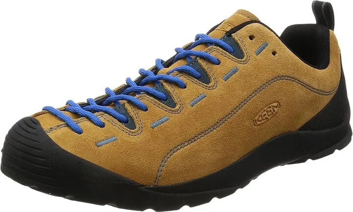 KEEN Jasper Men's Lace up casual Shoes Cathay Spice/Orion Blue : 8.5 D - Medium, Suede - Image 6