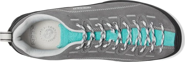 KEEN Jasper Men's Lace up casual Shoes Steel Grey/Bright Aqua : 9.5 D - Medium, Suede - Image 2