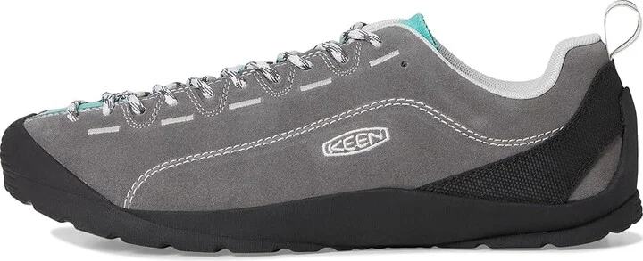 KEEN Jasper Men's Lace up casual Shoes Steel Grey/Bright Aqua : 9.5 D - Medium, Suede - Image 6