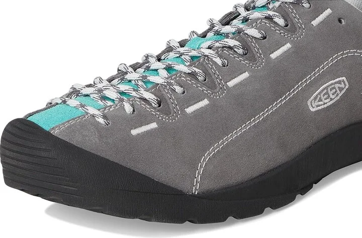 KEEN Jasper Men's Lace up casual Shoes Steel Grey/Bright Aqua : 9.5 D - Medium, Suede - Image 7