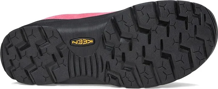 KEEN Jasper Women's Lace up casual Shoes Pink Lemonade/Skipper Blue : 8 B - Medium, Leather/Suede - Image 3
