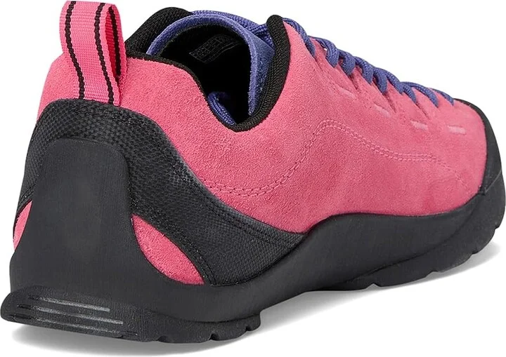 KEEN Jasper Women's Lace up casual Shoes Pink Lemonade/Skipper Blue : 8 B - Medium, Leather/Suede - Image 4