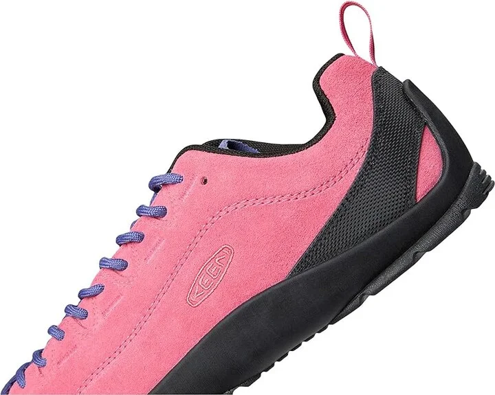 KEEN Jasper Women's Lace up casual Shoes Pink Lemonade/Skipper Blue : 8 B - Medium, Leather/Suede - Image 7
