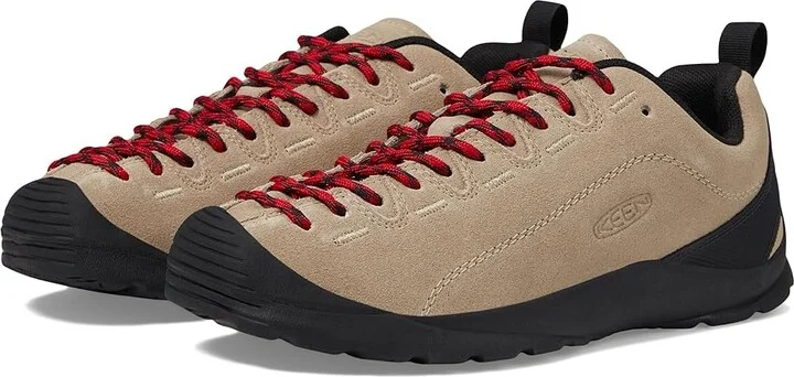 KEEN Jasper Women's Lace up casual Shoes Silver Mink : 5.5 B - Medium, Suede