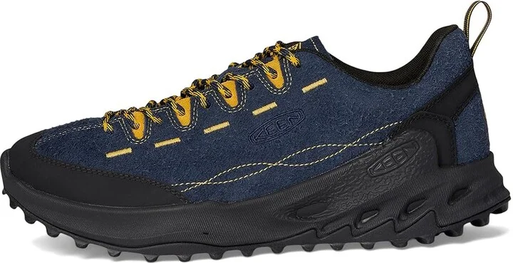 KEEN Jasper Zionic Men's Climbing Shoes Sky Captain/Lemon Curry : 8 D - Medium, Suede - Image 6