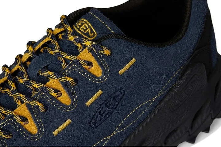 KEEN Jasper Zionic Men's Climbing Shoes Sky Captain/Lemon Curry : 8 D - Medium, Suede - Image 7