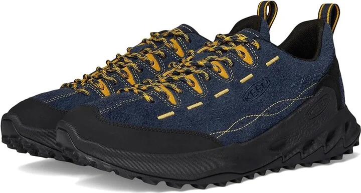 KEEN Jasper Zionic Men's Climbing Shoes Sky Captain/Lemon Curry : 8 D - Medium, Suede