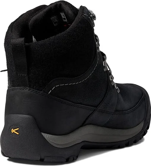 KEEN Kaci III Winter Mid Waterproof Women's Waterproof Boots Black/Steel Grey : 9.5 B - Medium, Leather/Textile - Image 4