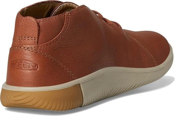 KEEN KNX Chukka Men's Boots Tortoise Shell/Plaza Taupe : 9 D - Medium, Leather - Image 4