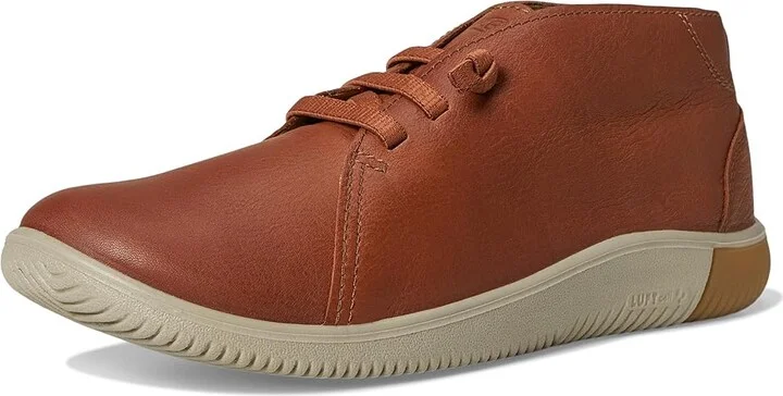 KEEN KNX Chukka Men's Boots Tortoise Shell/Plaza Taupe : 9 D - Medium, Leather - Image 5