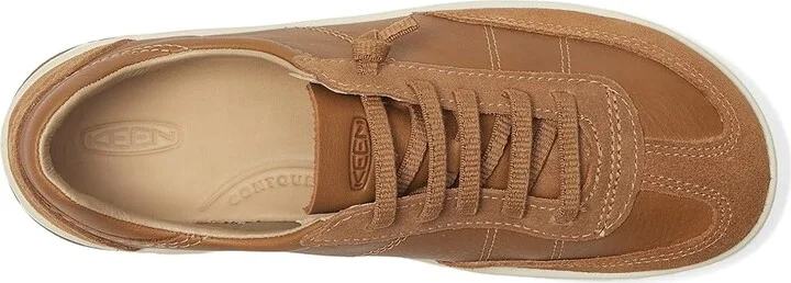 KEEN KNX T-Toe Women's Shoes Chipmunk/Birch : 9.5 B - Medium, Leather - Image 2
