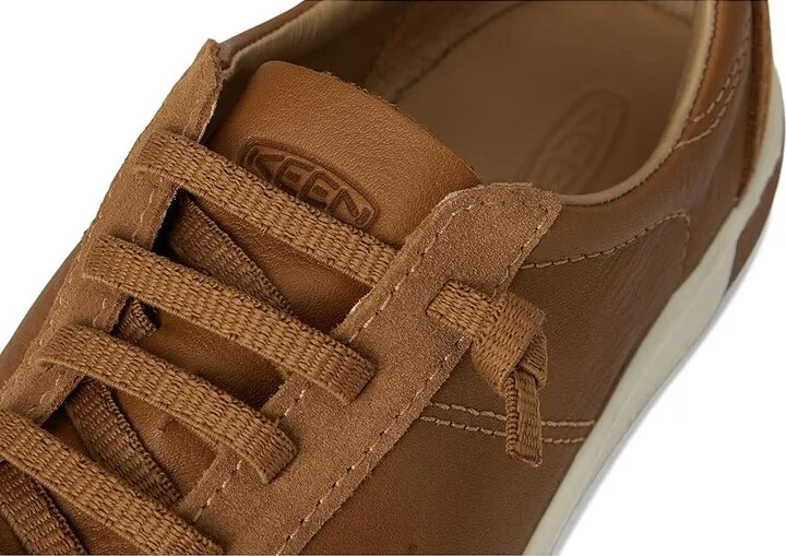 KEEN KNX T-Toe Women's Shoes Chipmunk/Birch : 9.5 B - Medium, Leather - Image 7