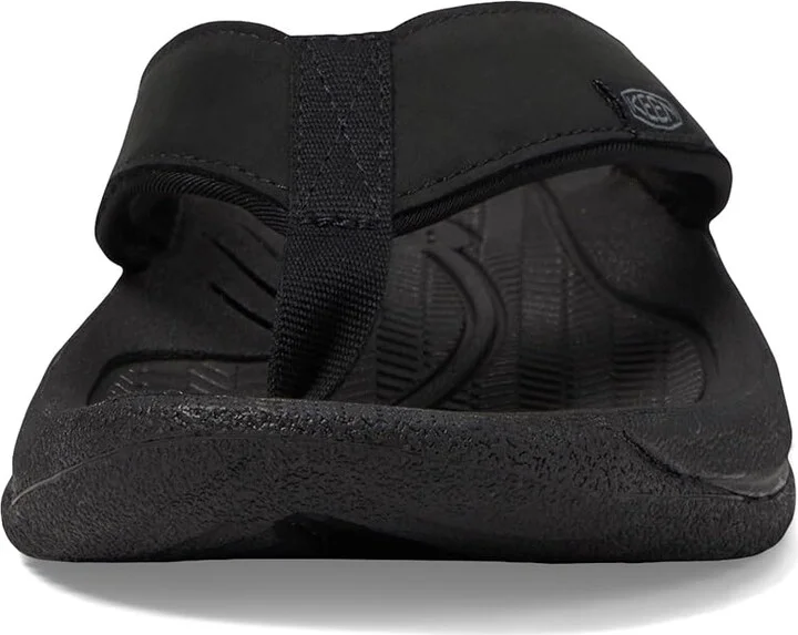 KEEN Kona Flip TG Men's Shoes Black/Steel Grey : 9.5 D - Medium, Leather/Synthetic - Image 2