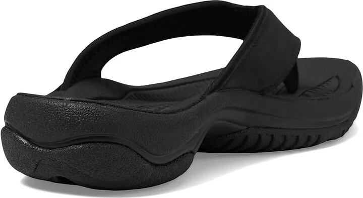 KEEN Kona Flip TG Men's Shoes Black/Steel Grey : 9.5 D - Medium, Leather/Synthetic - Image 4