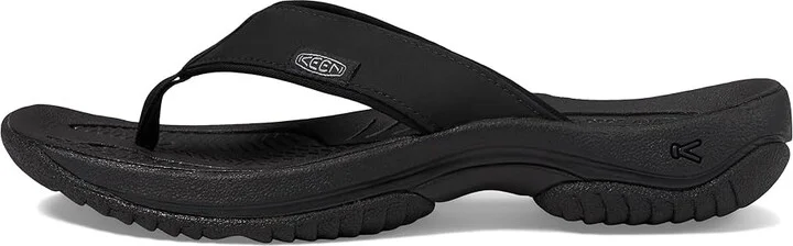 KEEN Kona Flip TG Men's Shoes Black/Steel Grey : 9.5 D - Medium, Leather/Synthetic - Image 5