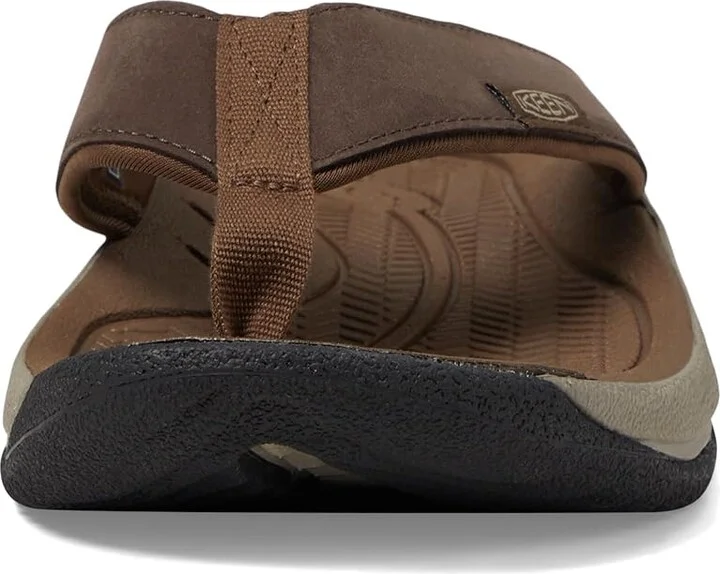 KEEN Kona Flip TG Men's Shoes Java/Dark Earth : 9.5 D - Medium, Leather/Synthetic - Image 2