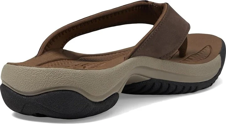 KEEN Kona Flip TG Men's Shoes Java/Dark Earth : 9.5 D - Medium, Leather/Synthetic - Image 4