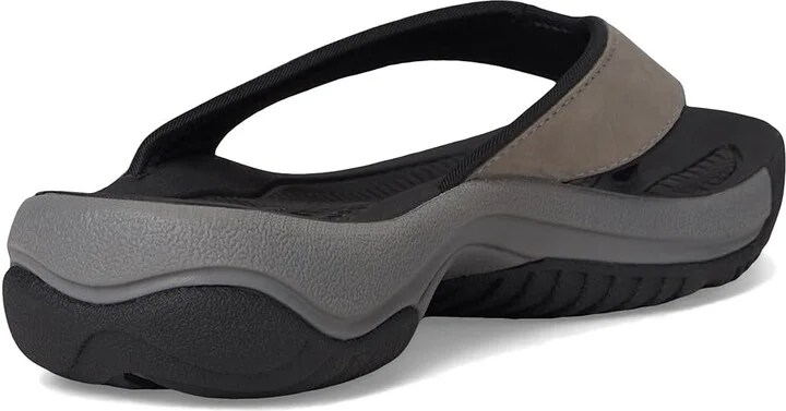 KEEN Kona Flip TG Men's Shoes Steel Grey/Black : 11 D - Medium, Leather/Synthetic - Image 4