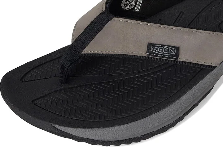 KEEN Kona Flip TG Men's Shoes Steel Grey/Black : 11 D - Medium, Leather/Synthetic - Image 7