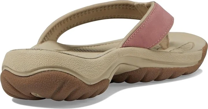 KEEN Kona Flip TG Women's Shoes Nostalgia Rose/Plaza Taupe : 7 B - Medium, Leather - Image 4