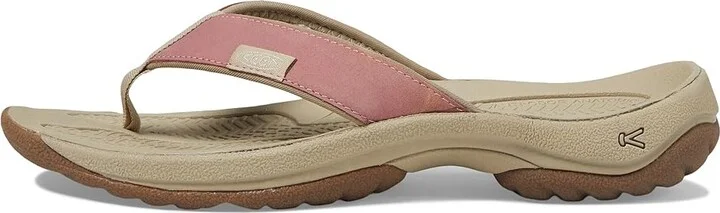 KEEN Kona Flip TG Women's Shoes Nostalgia Rose/Plaza Taupe : 7 B - Medium, Leather - Image 5