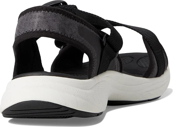 KEEN Leiki Open-Toe Sandals Women's Shoes Black/Star White : 9.5 B - Medium, Synthetic - Image 4