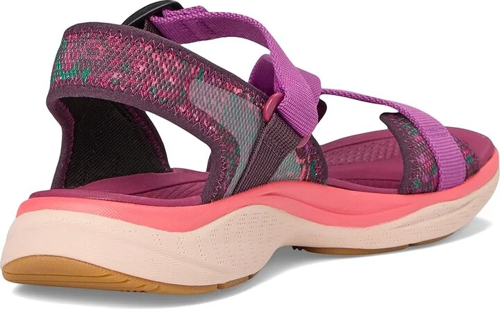 KEEN Leiki Open-Toe Sandals Women's Shoes Plum Perfect/Dubarry : 7 B - Medium, Synthetic - Image 4