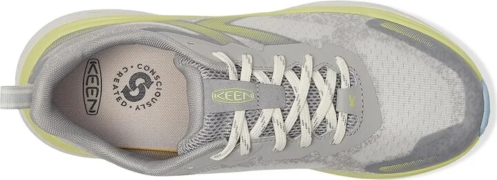 KEEN Leiki Speed Hiking Shoes Women's Climbing Shoes Alloy/Daiquiri Green : 5.5 B - Medium, Leather - Image 2