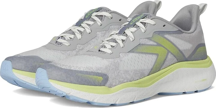 KEEN Leiki Speed Hiking Shoes Women's Climbing Shoes Alloy/Daiquiri Green : 5.5 B - Medium, Leather