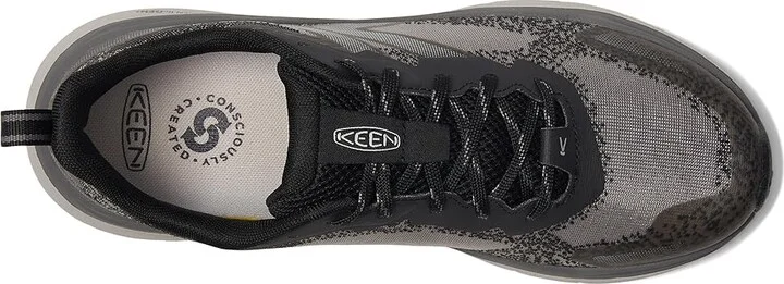 KEEN Leiki Speed Hiking Shoes Women's Climbing Shoes Black/Steel Grey : 7.5 B - Medium, Leather - Image 2