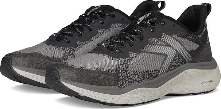 KEEN Leiki Speed Hiking Shoes Women's Climbing Shoes Black/Steel Grey : 7.5 B - Medium, Leather