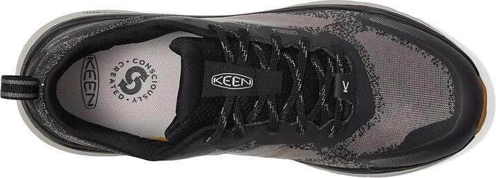 KEEN Leiki Waterproof Hiking Shoes Women's Climbing Shoes Black/Steel Grey : 8.5 B - Medium, Leather - Image 2