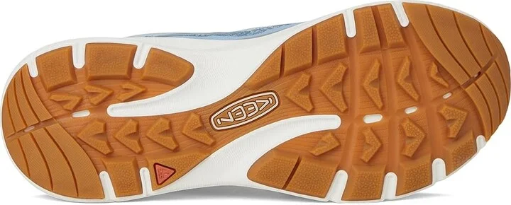 KEEN Leiki Waterproof Hiking Shoes Women's Climbing Shoes Skyway/Star White : 8.5 B - Medium, Leather - Image 3