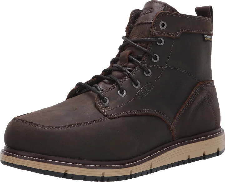 KEEN Men's San Jose 6" Alloy Toe Waterproof Wedge Work Boots