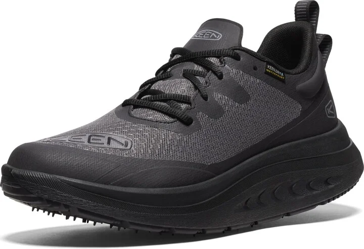 KEEN Men's WK400 Performance Waterproof Walking Black